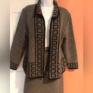 ❤️Women’s  Textured Knitted Maxi Skirt Suit, Size L